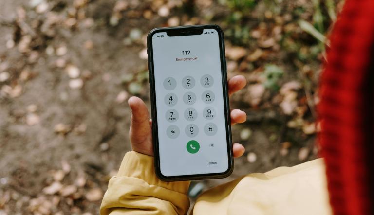 Notruf 112 auf handy