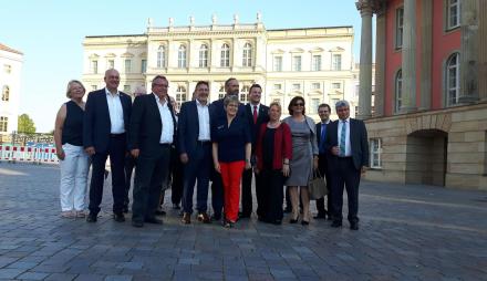 Die Oberbürgermeisterinnen und Oberbürgermeister in den neuen Ländern sind zu Gast in Potsdam. Foto: Landeshauptstadt Potsdam/Stefan Schulz
