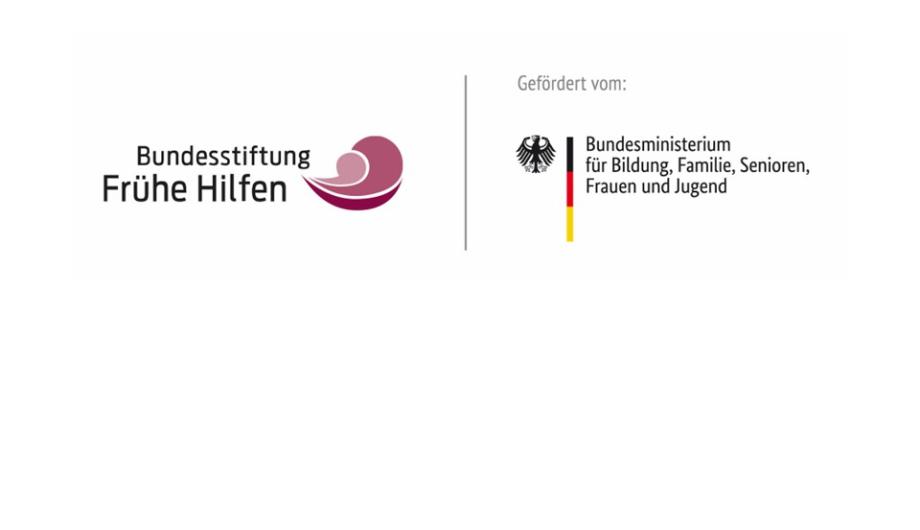 Logoleiste Bundesstiftung Frühe Hilfen und Bundesministerium für Bildung, Familie, Senioren, Frauen und Jugend Logoleiste Bundesstiftung Frühe Hilfen und Bundesministerium für Bildung, Familie, Senioren, Frauen und Jugend