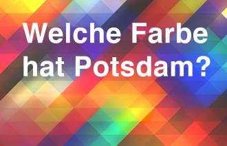 Welche Farbe hat Potsdam? Der Flyer zur Umfrage.