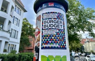 Plakat Bürger-Budget Potsdam 2024/2025