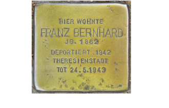 Stolperstein Franz Bernhard