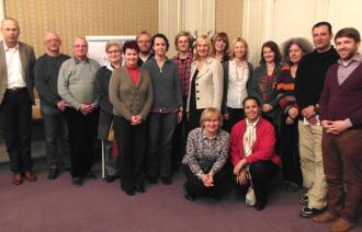 Die Mitglieder des Inkluionsgremiums beim ersten Treffen im Dezember 2013