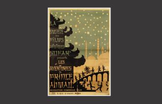 Das Bild zeigt das Plakat des Films "Die Abenteuer des Prinzen Achmed". (Bildquelle: Deutsches Filminstitut & Filmmuseum)