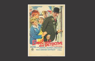 Das Bild zeigt das Plakat des Films "Emil und die Detektive". (Bildquelle: Deutsche Kinemathek)