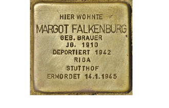 Stolperstein Margot Falkenburg