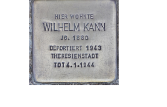 Stolperstein Wilhelm Kann