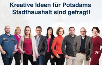 Projektteam Bürgerhaushalt 2023/24 (Fotos : B. Evers)