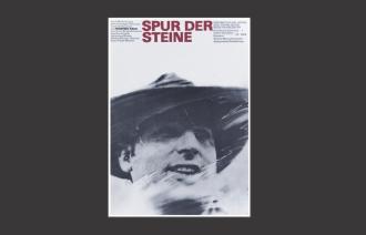 Das Bild zeigt das Plakat des Films "Spur der Steine".