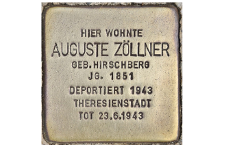 Stolperstein Auguste Zöllner