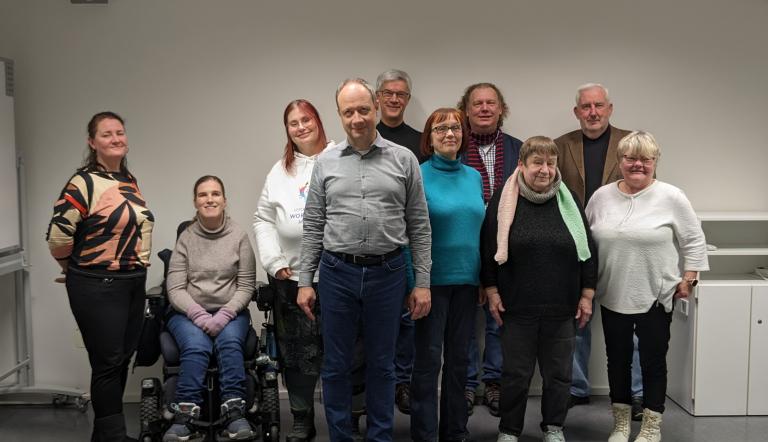Mitglieder des Beirats für Menschen mit Behinderung 