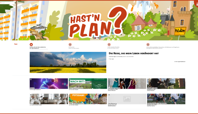 Screenshot der Webseite HastnPlan.de