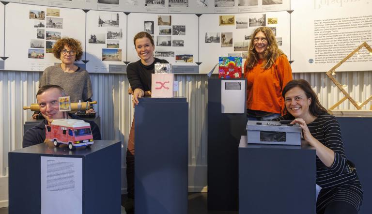 „Die Weltverbesserungsmaschine“ mit dem Team des Potsdam Museums.
