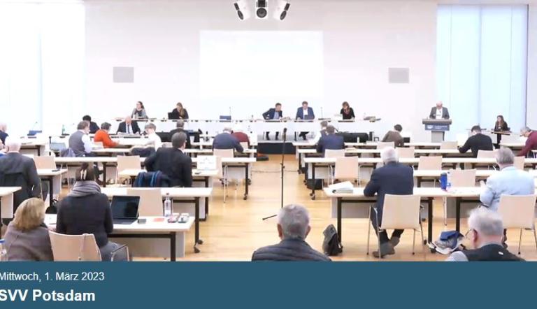 36. öffentliche Sitzung der Stadtverordnetenversammlung am 1. März 2023