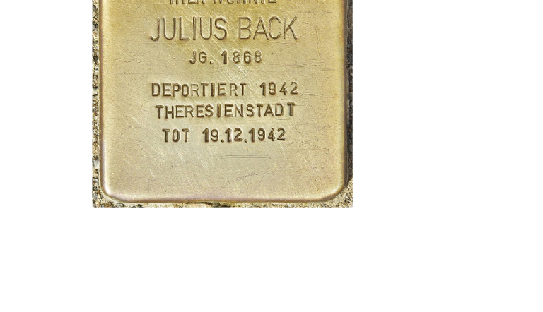 Stolperstein Julius Back