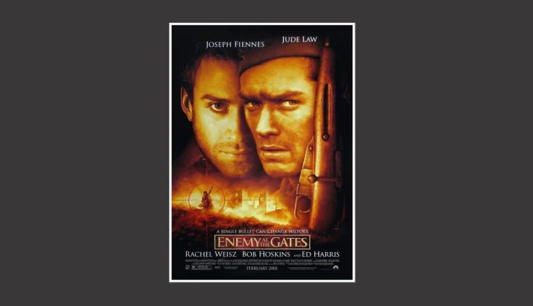 Das Bild zeigt das Plakat des Films "Duell - Enemy at the Gates", mit freundlicher Genehmigung durch Studio Babelsberg.