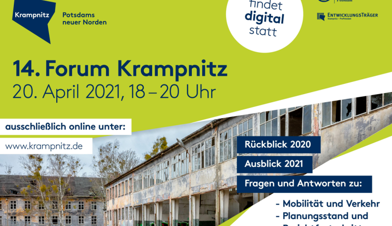 14. Sitzung des Forum Krampnitz am 20. April 2021