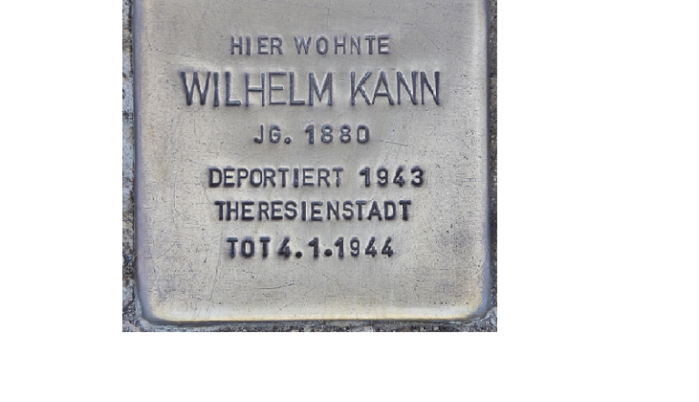 Stolperstein Wilhelm Kann