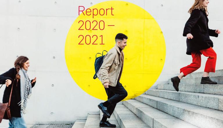 Cover des Potsdam Science Park Reports 2020–2021