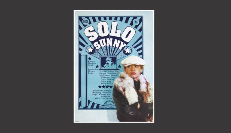 Das Bild zeigt das Plakat des Films "Solo Sunny".