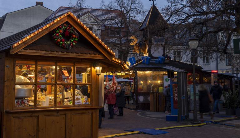 Weihnachtsmarkt "Blauer Lichterglanz" in Potsdam, Foto: Benjamin Genz, Lizenz: PMSG Potsdam Marketing und Service GmbH