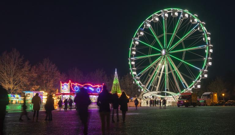 Weihnachtsmarkt "Blauer Lichterglanz" in Potsdam, Foto: Benjamin Genz, Lizenz: PMSG Potsdam Marketing und Service GmbH