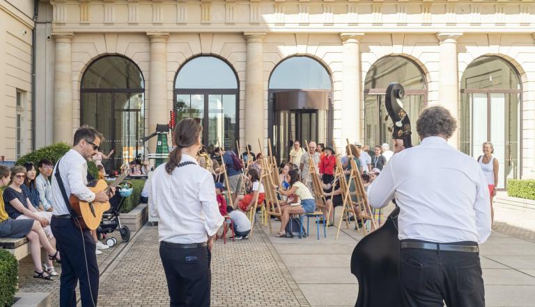 Offenes Atelier, Foto: Mathias Voelzke, Lizenz: Museum Barberini