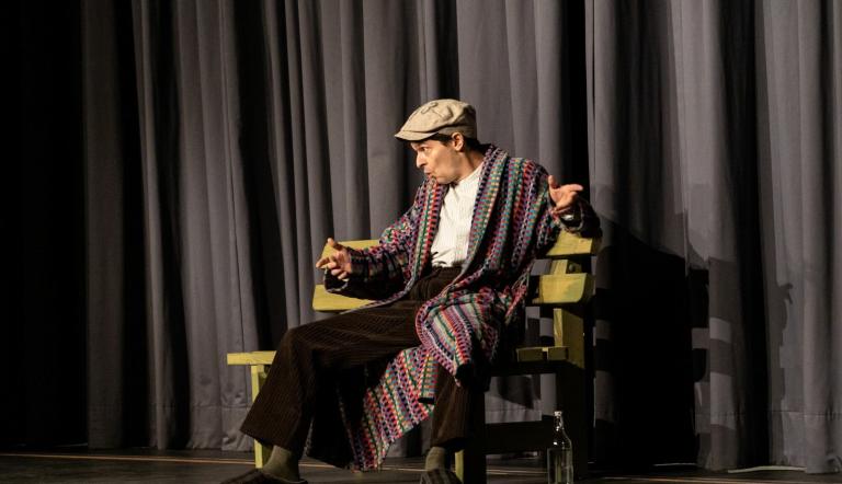 Felix Isenbügel in Die Judenbank, Foto: Werner Peter, Lizenz: Theater Poetenpack